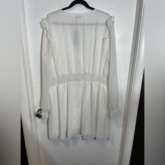 booho White plus dress size 18 - Picture 3 of 7